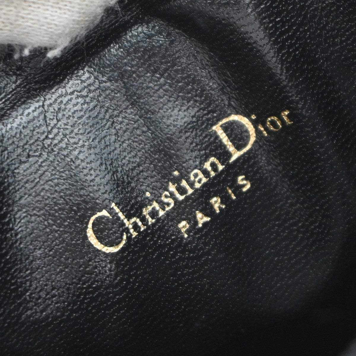 CHRISTIAN DIOR Logo 2 set Coin Case Wallet Leather Red Black GHW Italy 05EG142
