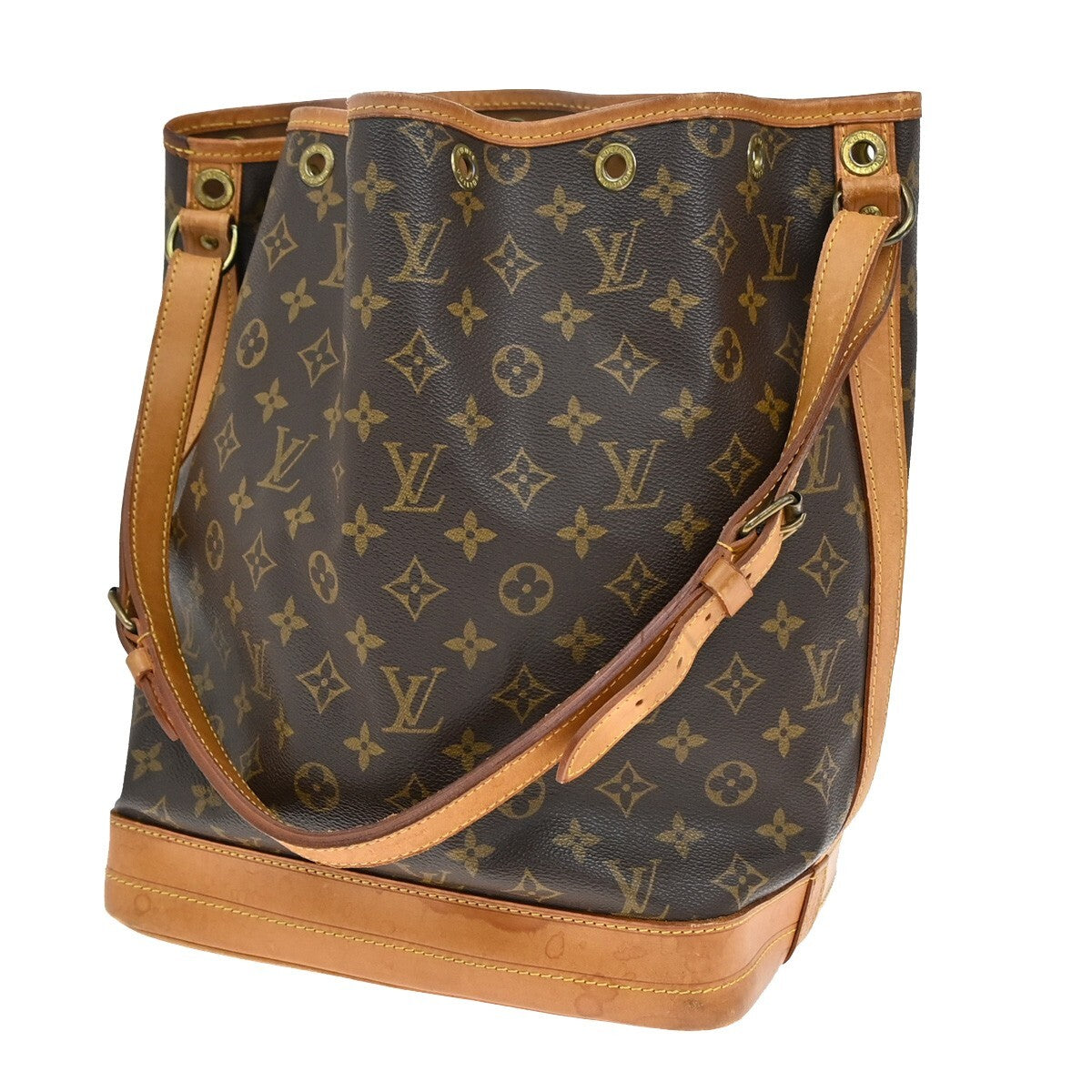 LOUIS VUITTON Noe GM Drawstring Shoulder Bag Monogram Leather BN M42224 39EE243