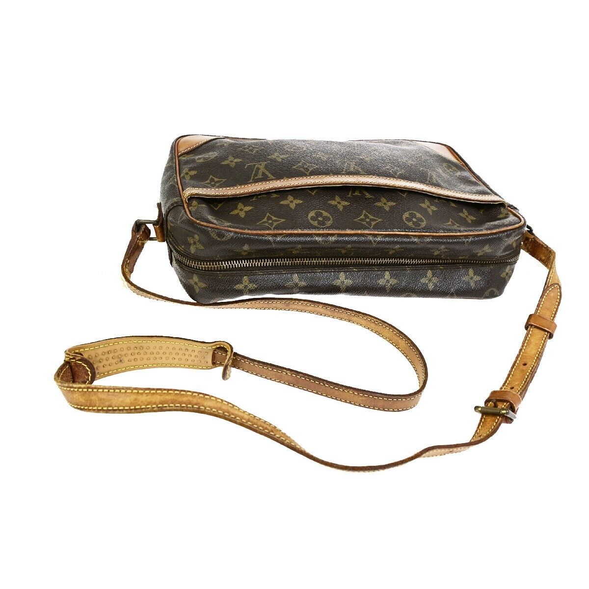 LOUIS VUITTON Trocadero 27 Shoulder Bag Monogram Leather Brown M51274 67FB198