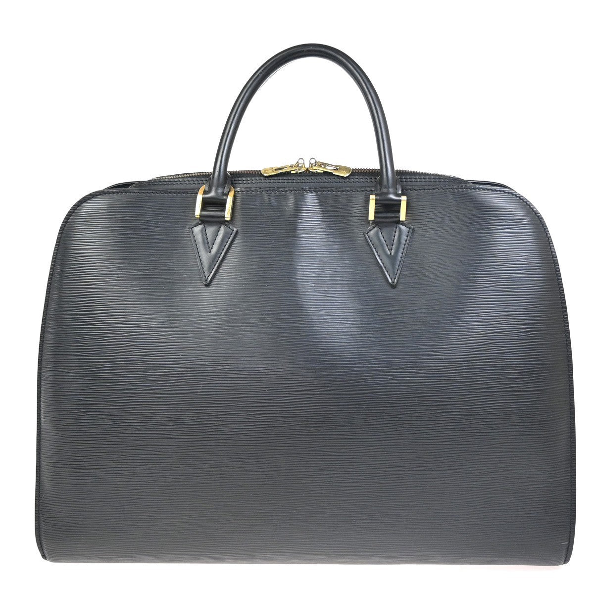LOUIS VUITTON Sorbonne Business Hand Bag Epi Leather Black GHW M54512 34KC905