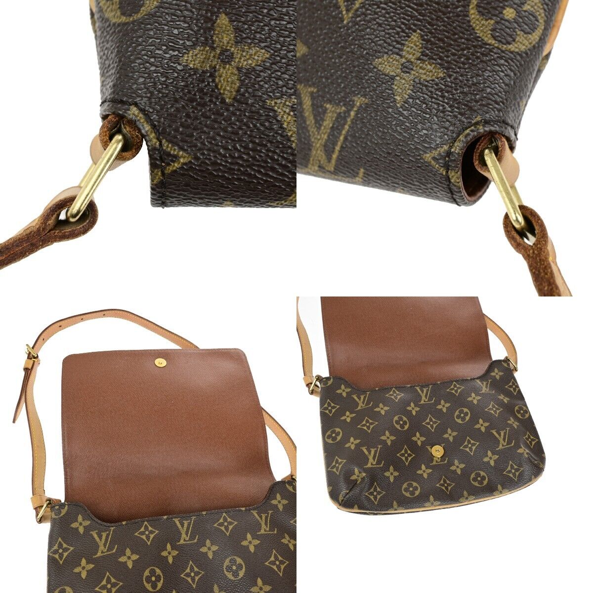 LOUIS VUITTON Musette Tango Short Shoulder Bag Monogram Leather M51257 85YG743