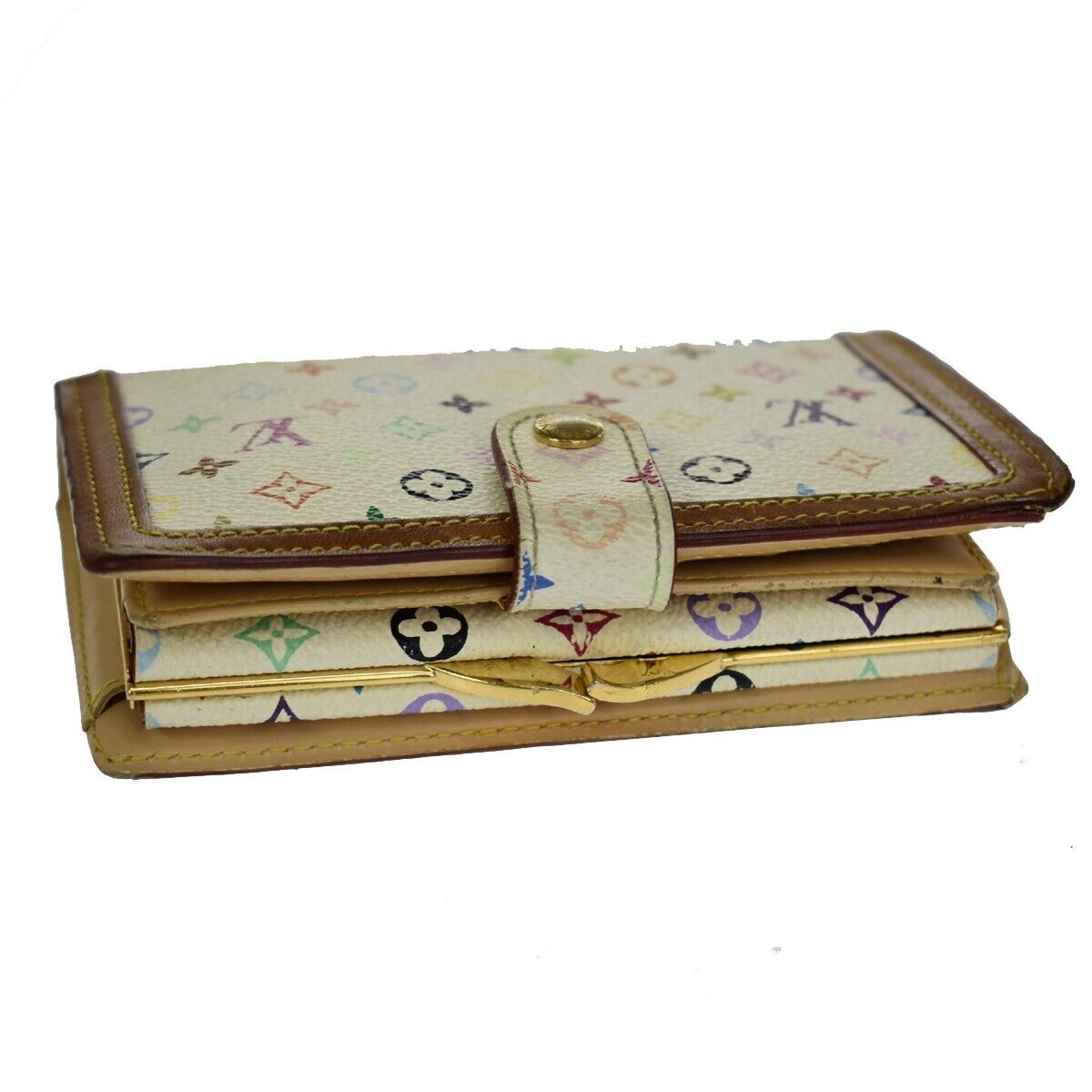 LOUIS VUITTON Portefeuille Viennois Bifold Wallet Monogram Multi M92987 63SH085