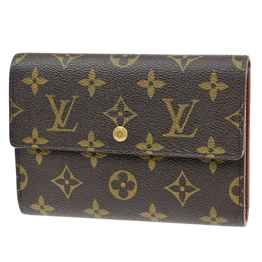 LOUIS VUITTON Porte Tresor Etui Papier Trifold Wallet Monogram BN M61202 67YE663