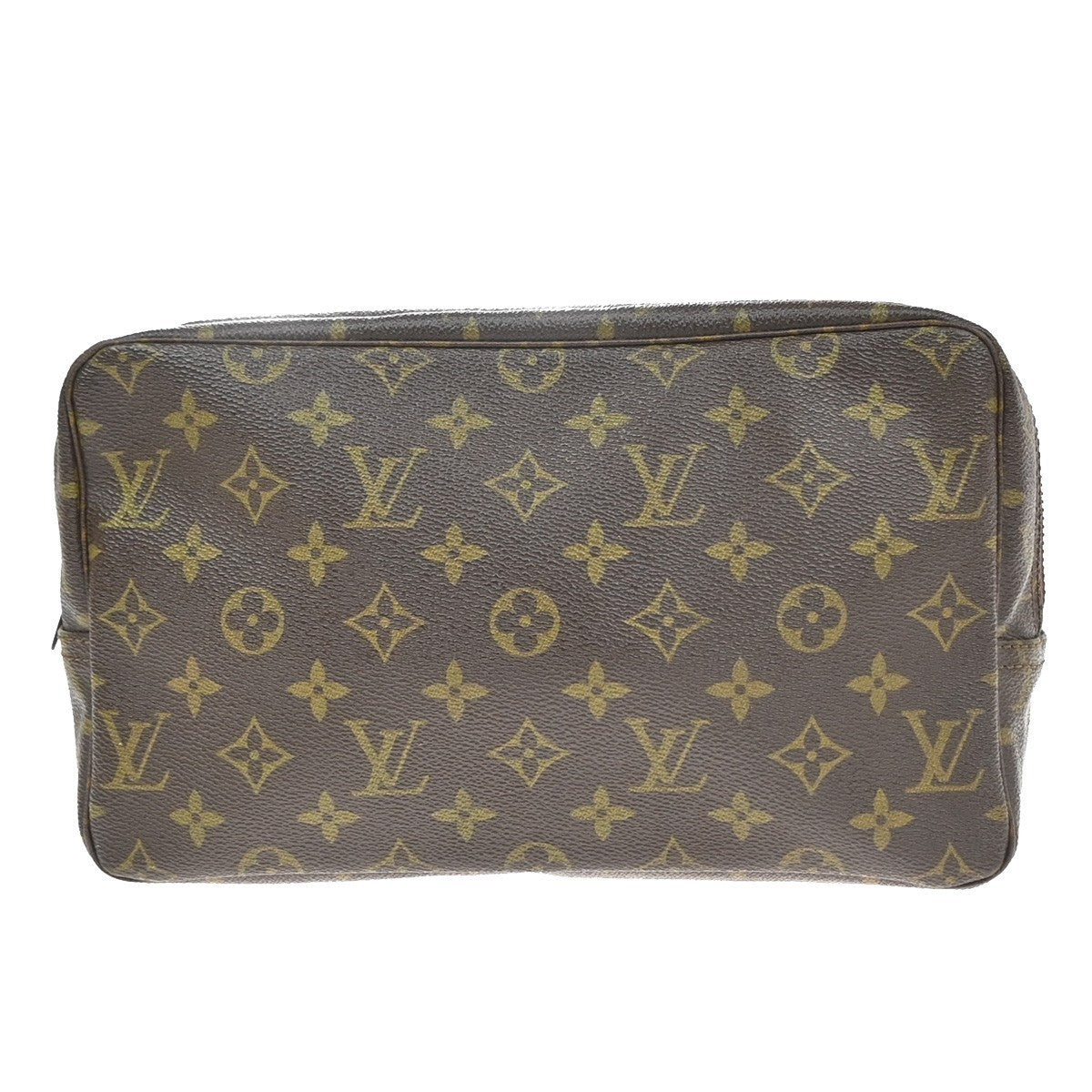 LOUIS VUITTON Trousse Toilette 28 Clutch Hand Bag Monogram Brown M47522 66YJ215