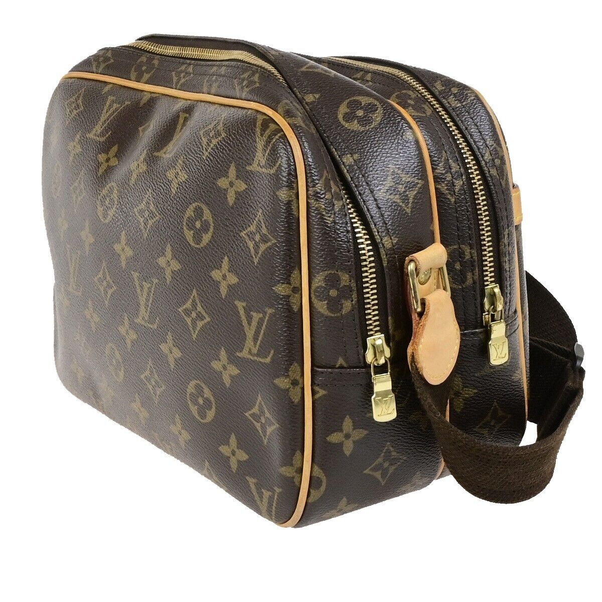LOUIS VUITTON Reporter PM Crossbody Shoulder Bag Monogram Leather M45254 73FB274