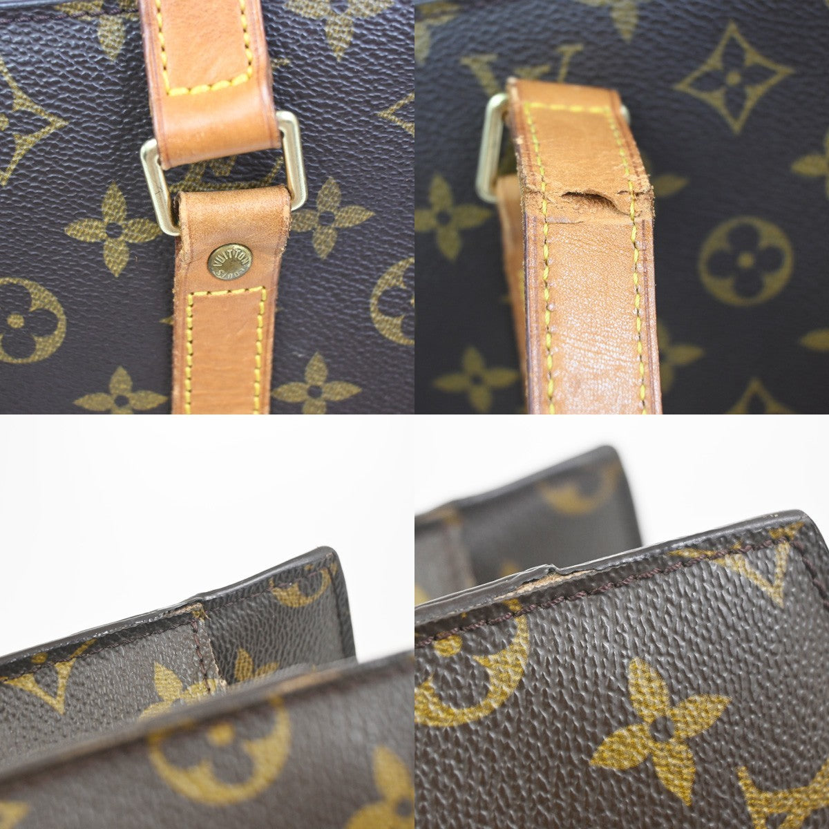 LOUIS VUITTON BABYLONE Shoulder Bag Monogram Leather Brown France M51102 18ZA196