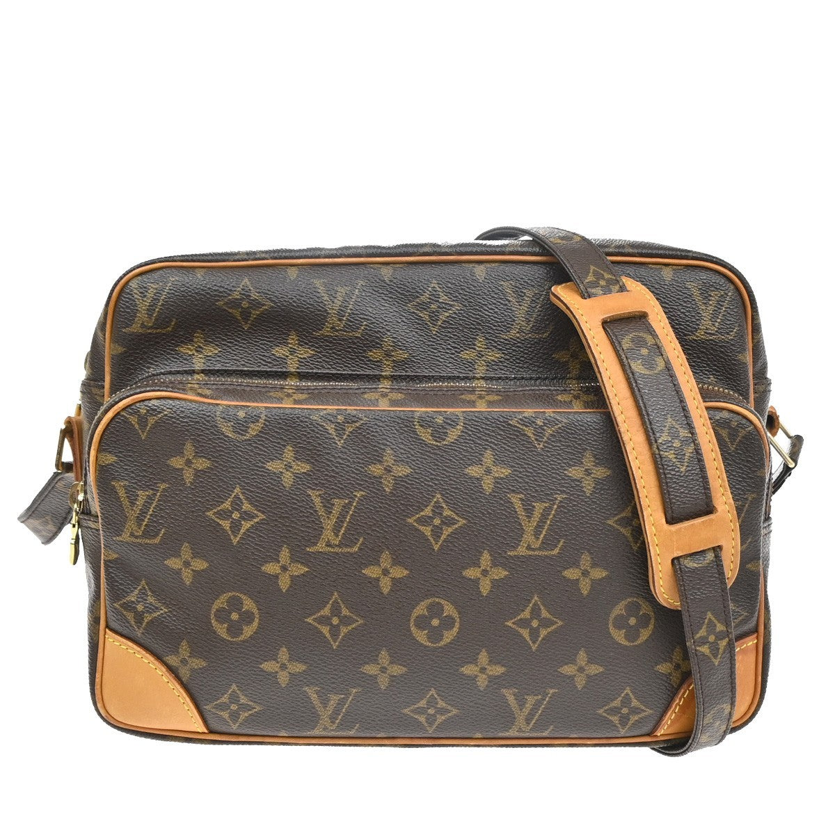 LOUIS VUITTON Nile Crossbody Shoulder Bag Monogram Leather Brown M45244 85SA134