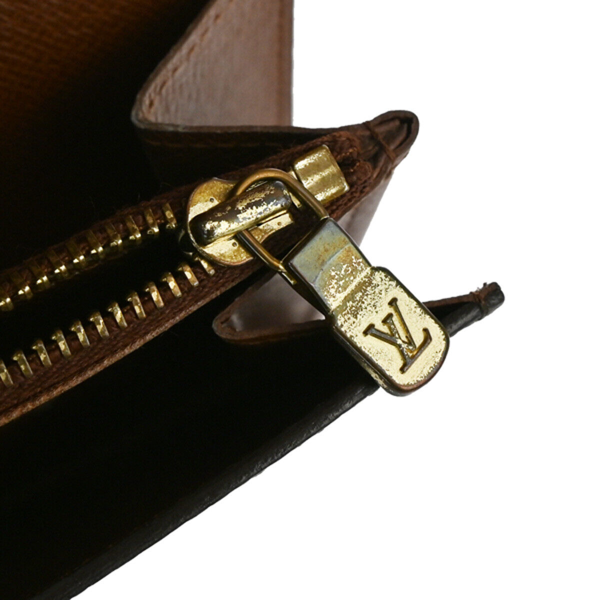 LOUIS VUITTON Porte Monnaie Credit Bifold Wallet Monogram Leather M61724 02YE304