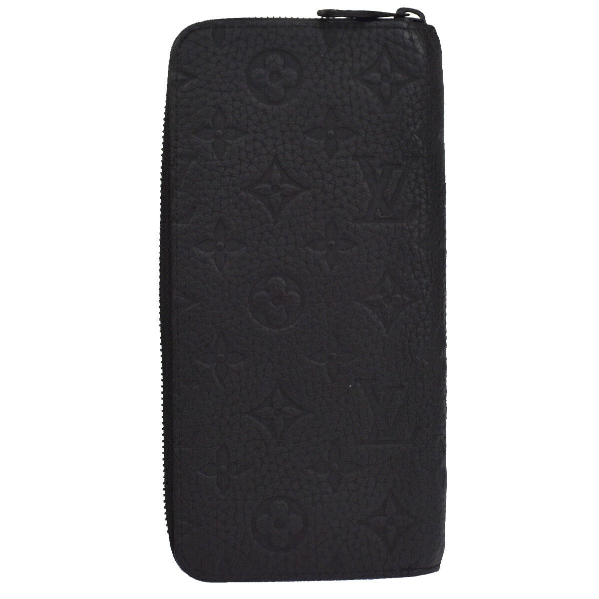 LOUIS VUITTON Zippy Wallet Vertical Wallet Monogram Taurillon BK M69047 12RC999