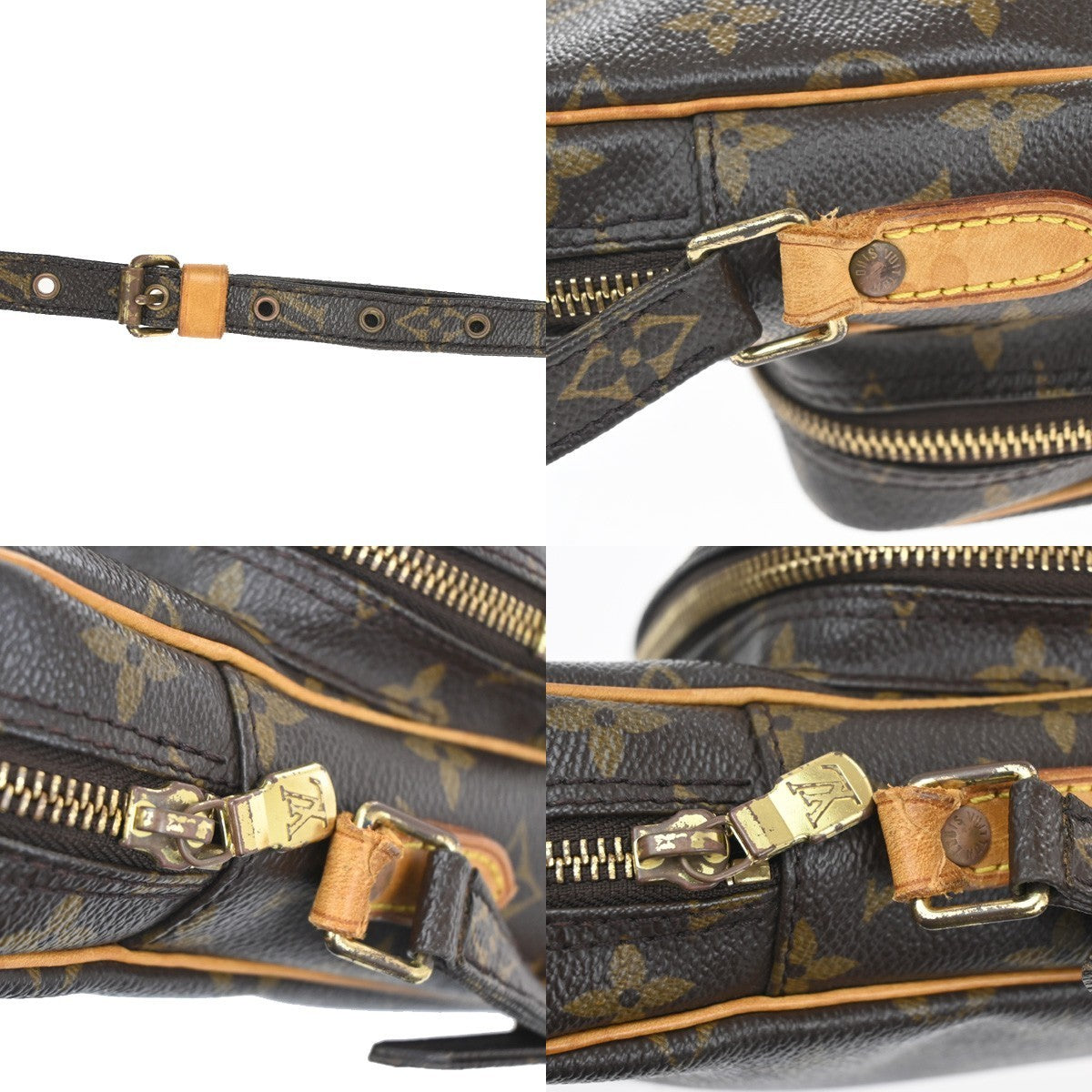 LOUIS VUITTON Amazon Crossbody Shoulder Bag Monogram Leather BN M45236 87KC122