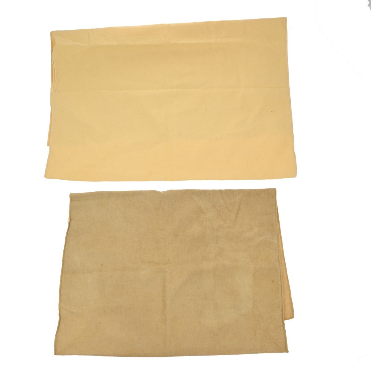 LOUIS VUITTON Logo 10 Set Dust Bag Drawstring Canvas Cotton Beige Brown 09EE137