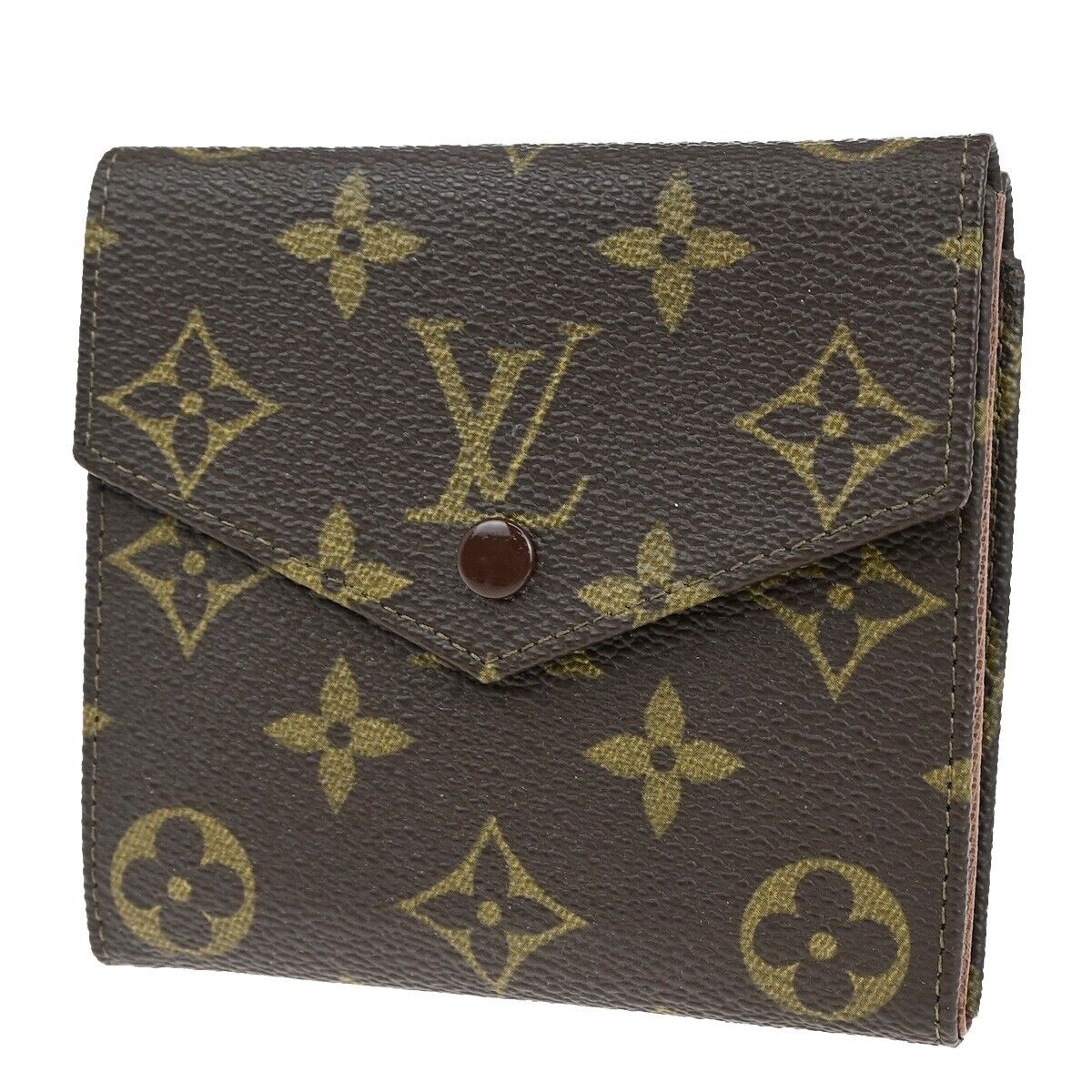 LOUIS VUITTON Porte Monnaie Billets Cartes Credit Wallet Monogram M61652 36EC843
