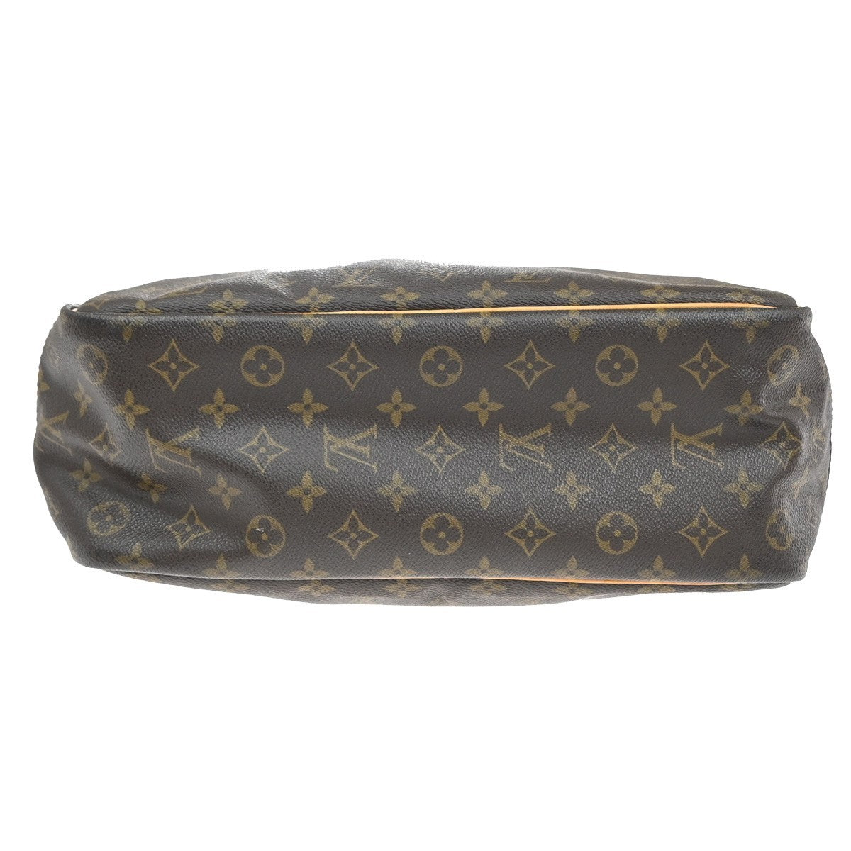 LOUIS VUITTON LV Logo Deauville Hand Bag Monogram Leather Brown M47270 16KP591