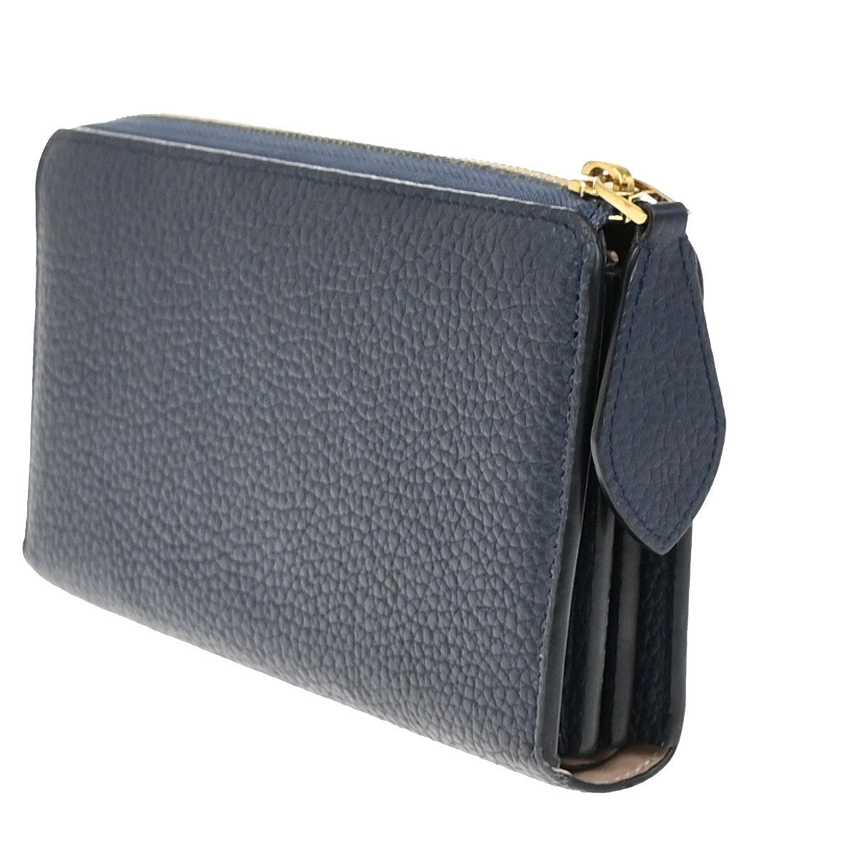 LOUIS VUITTON Portefeuille Comete Long Wallet Leather Blue M68582 39KP086