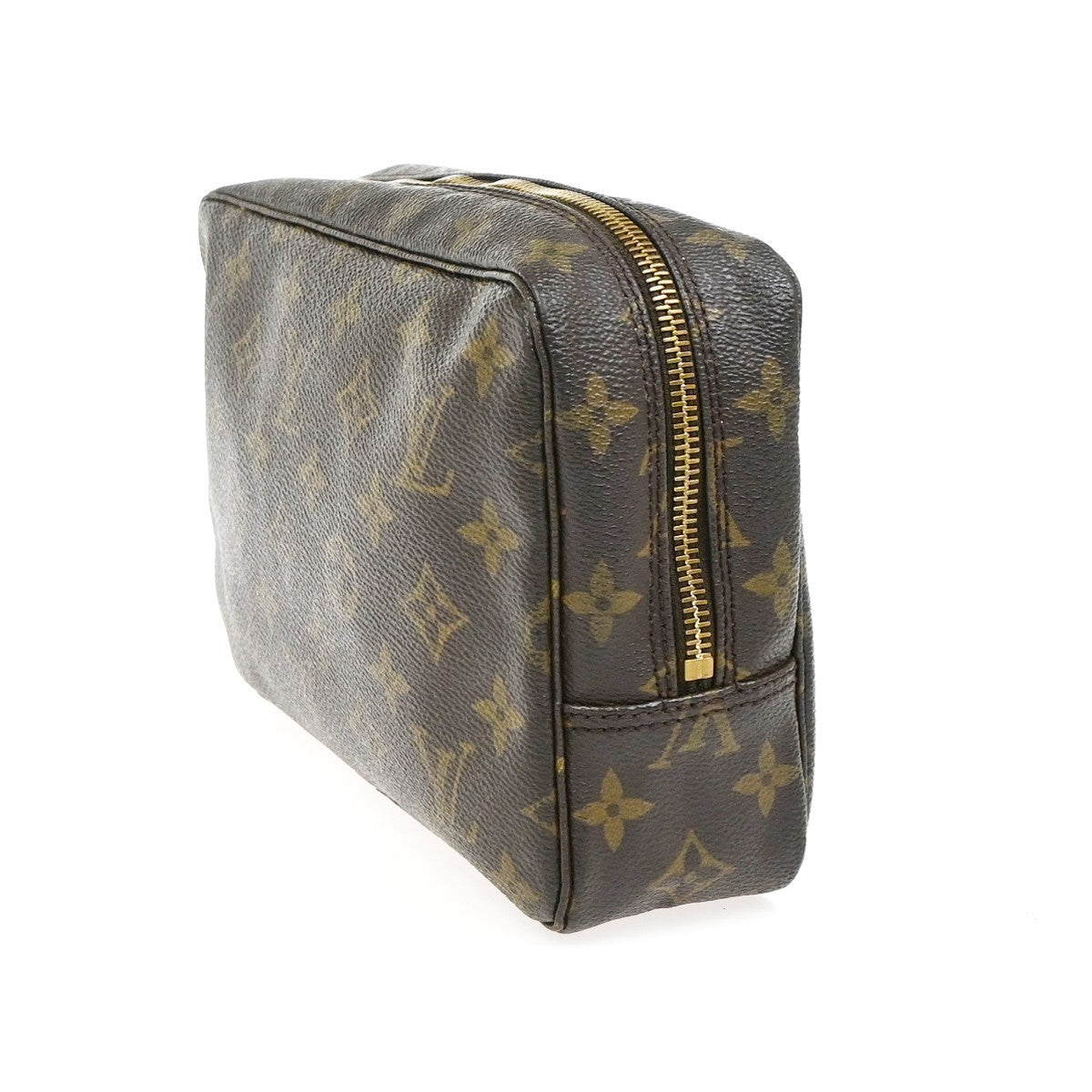 LOUIS VUITTON Trousse Toilette 23 Clutch Hand Bag Monogram Brown M47524 01YJ166