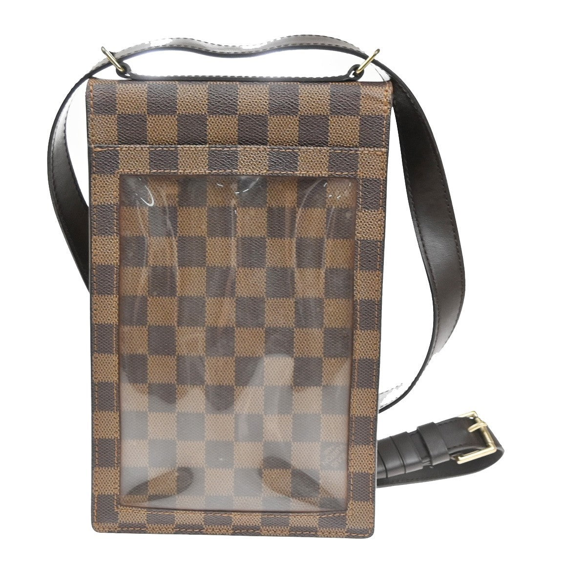LOUIS VUITTON Portobello Shoulder Bag Damier Leather Brown N45271 72CB058
