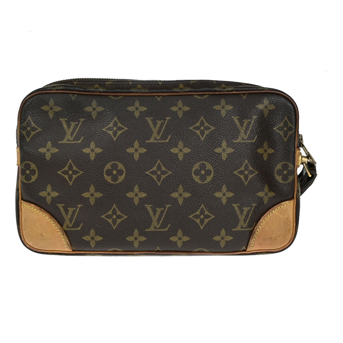 LOUIS VUITTON Marly Dragonne GM Clutch Hand Bag Monogram Brown M51825 61YG503