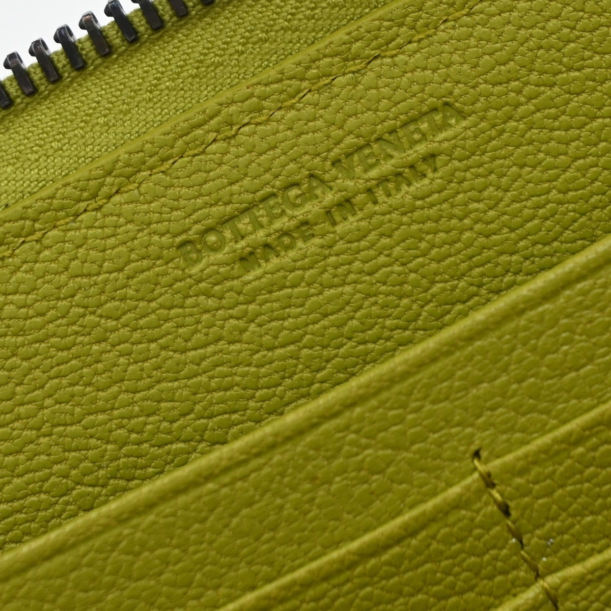 BOTTEGA VENETA Intrecciato Long Zipper Around Wallet Leather Gray 35KP051