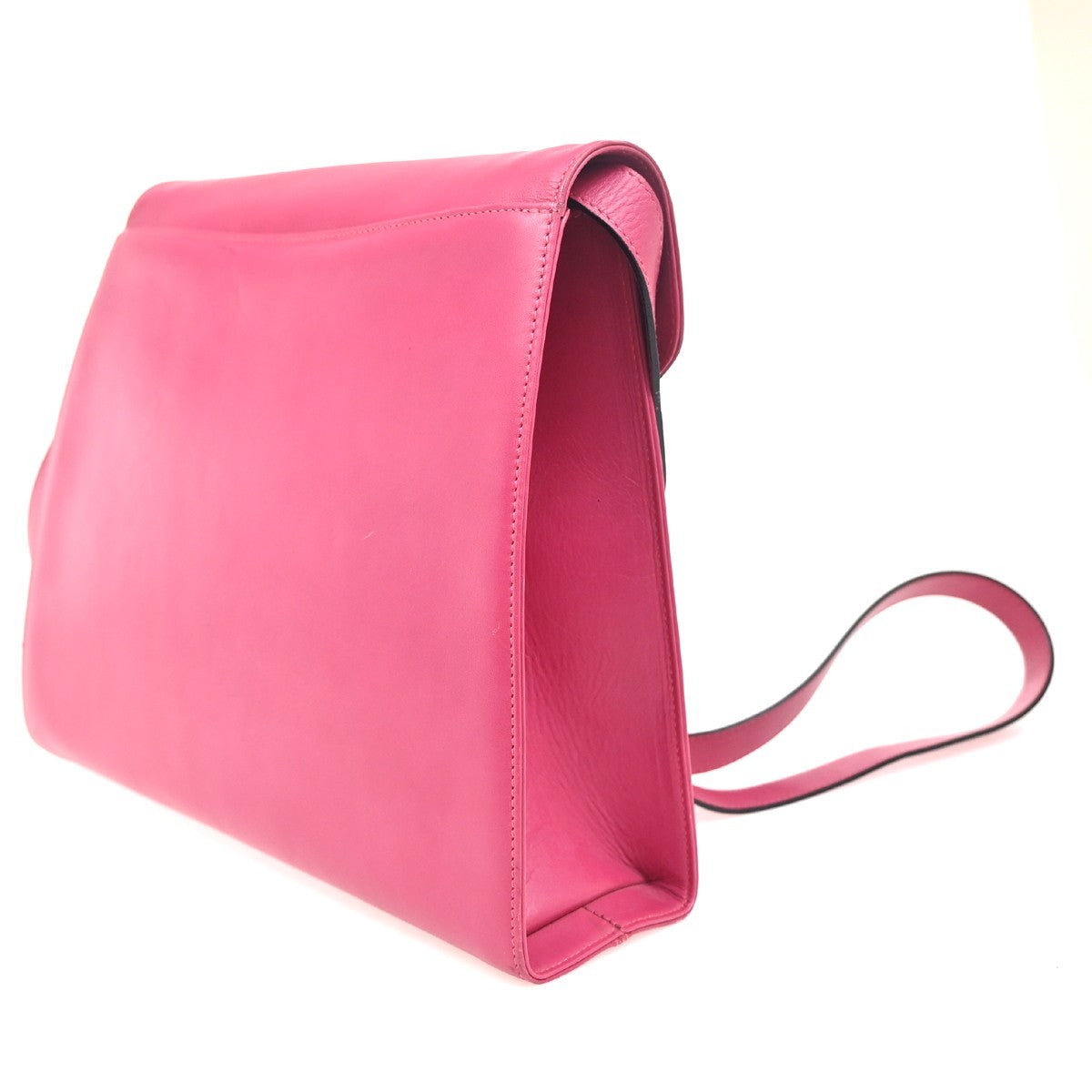 SALVATORE FERRAGAMO Crossbody Shoulder Bag Leather GHW Pink Italy 63ZA114