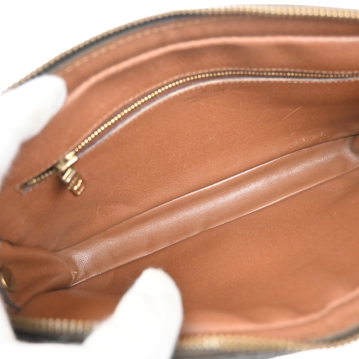 LOUIS VUITTON Marly Dragonne GM Clutch Hand Bag Monogram Brown M51825 63FB812