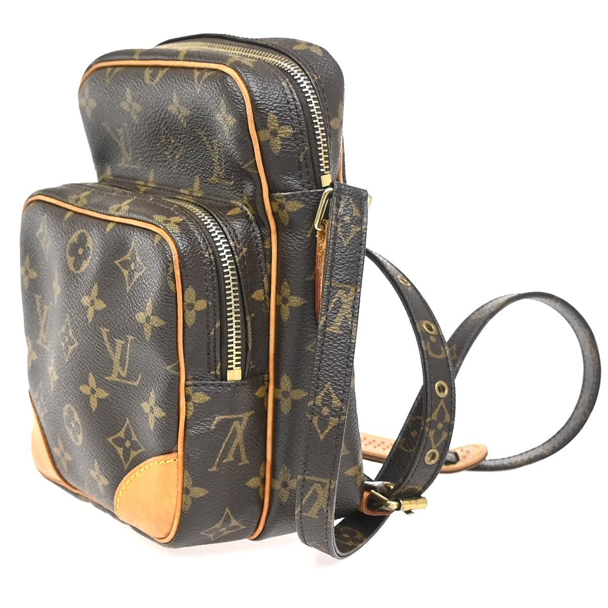 LOUIS VUITTON Amazon Crossbody Shoulder Bag Monogram Leather BN M45236 12ZA269