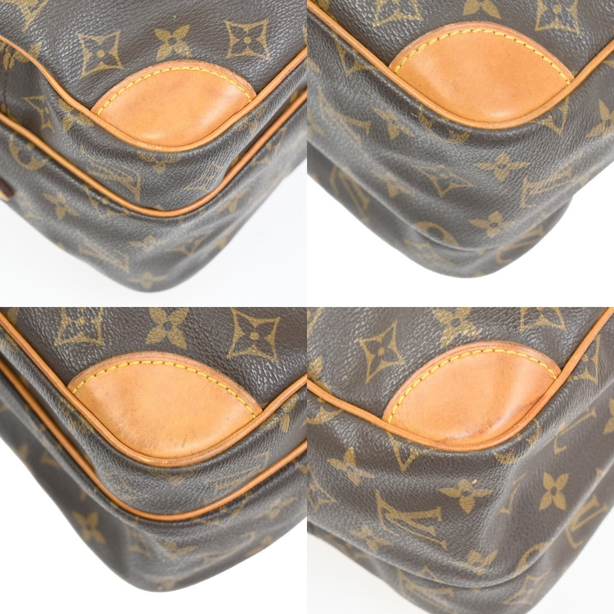 LOUIS VUITTON Nile Crossbody Shoulder Bag Monogram Leather Brown M45244 73TA643