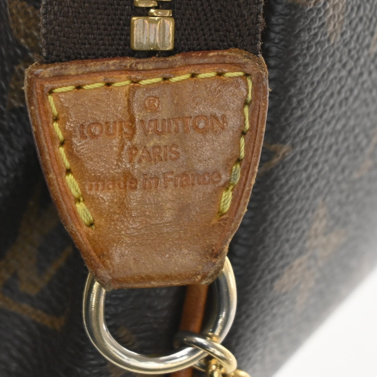 LOUIS VUITTON Eva 2Way Chain Shoulder Bag Monogram Leather Brown M95567 42KC121