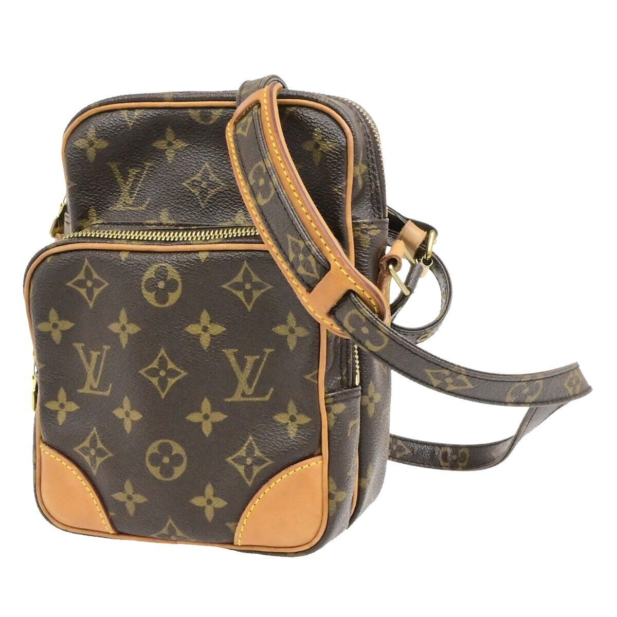 LOUIS VUITTON Amazon Crossbody Shoulder Bag Monogram Leather BN M45236 17EE087