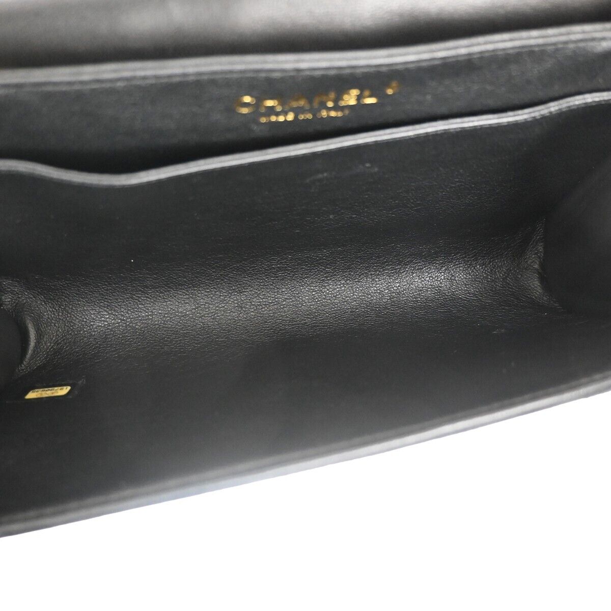 CHANEL CC Logo Matelasse Chain Shoulder Bag Suede BK Rhinestone Pearl 770RJ051