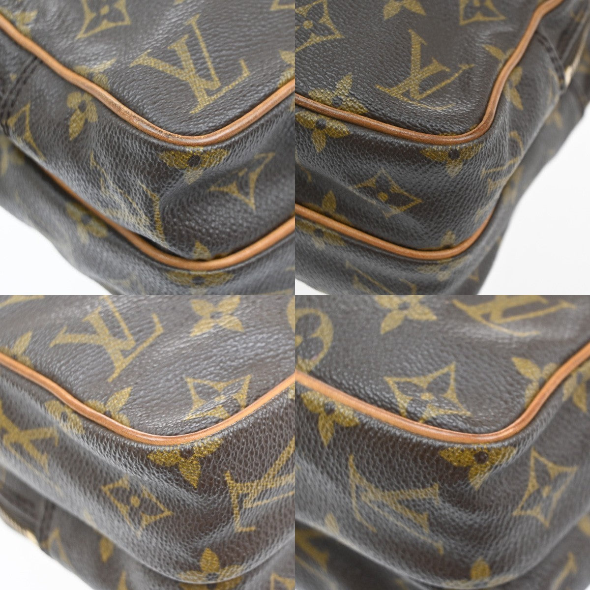LOUIS VUITTON Mini Amazon Shoulder Bag Monogram Leather Brown M45238 86SA036