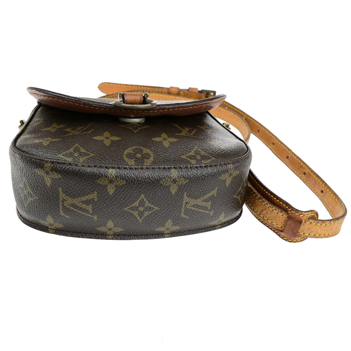 LOUIS VUITTON Mini Saint Cloud Shoulder Bag Monogram Leather BN M51244 04YG772