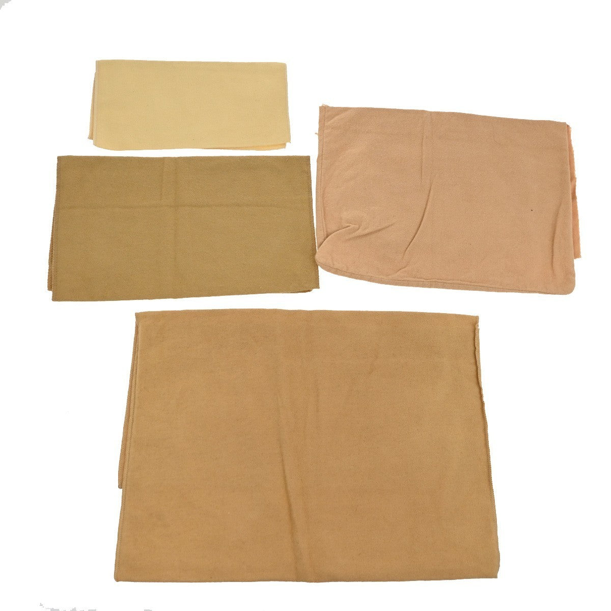 LOUIS VUITTON Logo 10 Set Dust Bag Canvas Cotton Beige Brown 08KB597