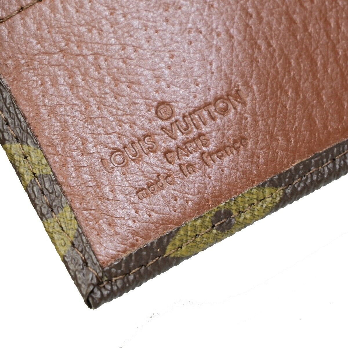 LOUIS VUITTON Porte Monnaie Billet Wallet Monogram Leather Brown M61660 09EB529