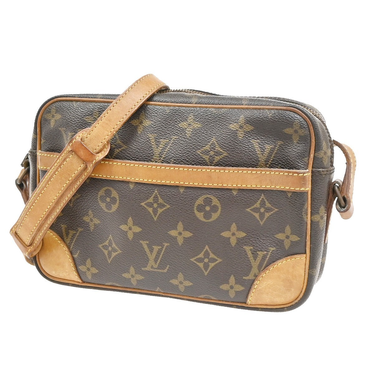 LOUIS VUITTON Trocadero 24 Shoulder Bag Monogram Leather Brown M51276 33PA083