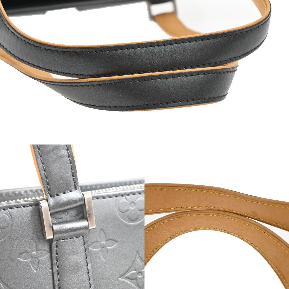 LOUIS VUITTON Wilwood Shoulder Bag Monogram mat Leather Black M55102 16KB557