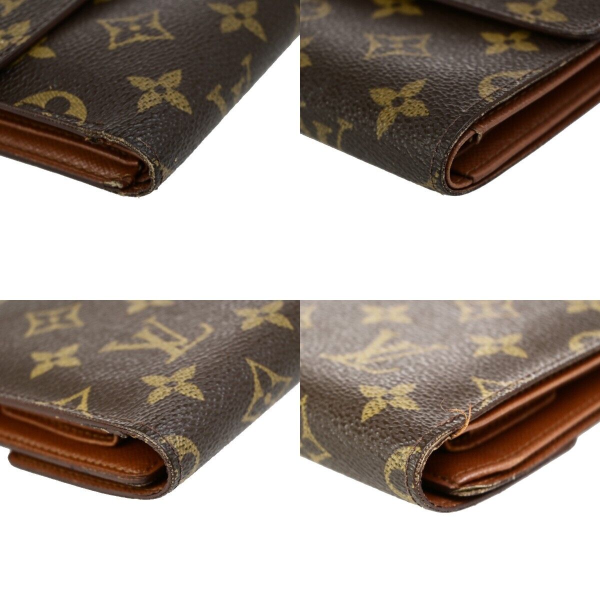 LOUIS VUITTON Porte Tresor Etui Papier Trifold Wallet Monogram BN M61202 01ED218