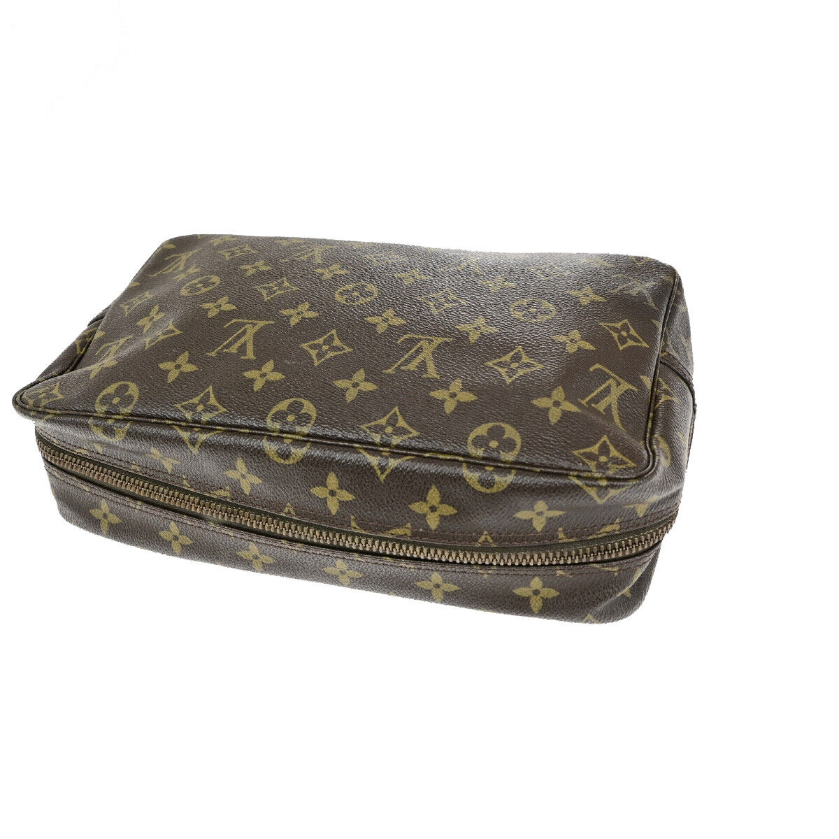 LOUIS VUITTON Trousse Toilette 28 Clutch Hand Bag Monogram Brown M47522 64SJ382