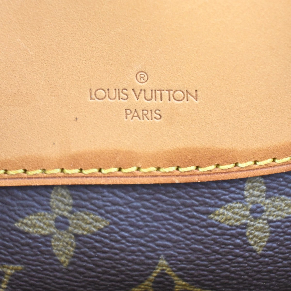 LOUIS VUITTON LV Logo Deauville Hand Bag Monogram Leather Brown M47270 73ZA272