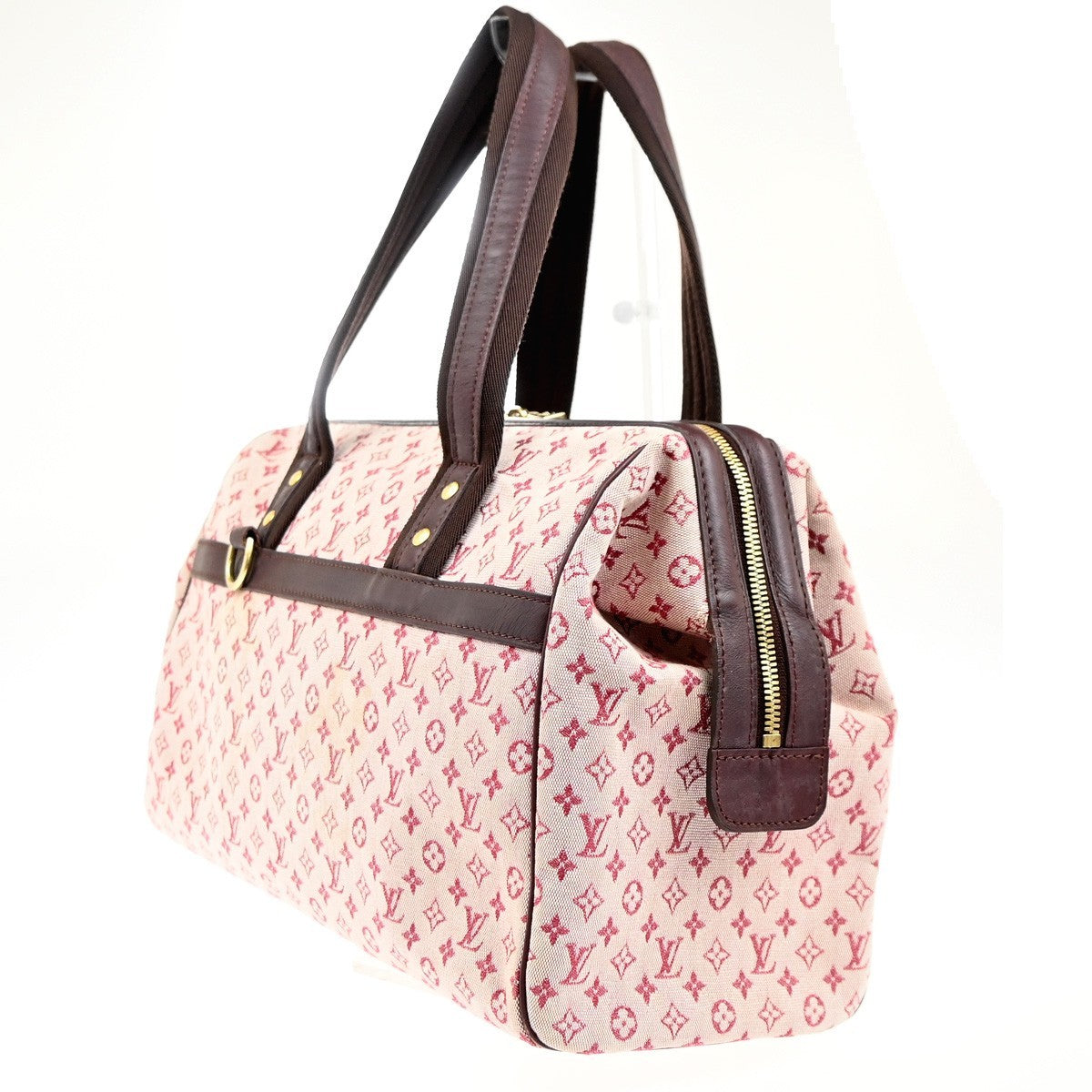 LOUIS VUITTON Josephine GM Hand Bag Monogram Mini Canvas Pink M92311 80MA336