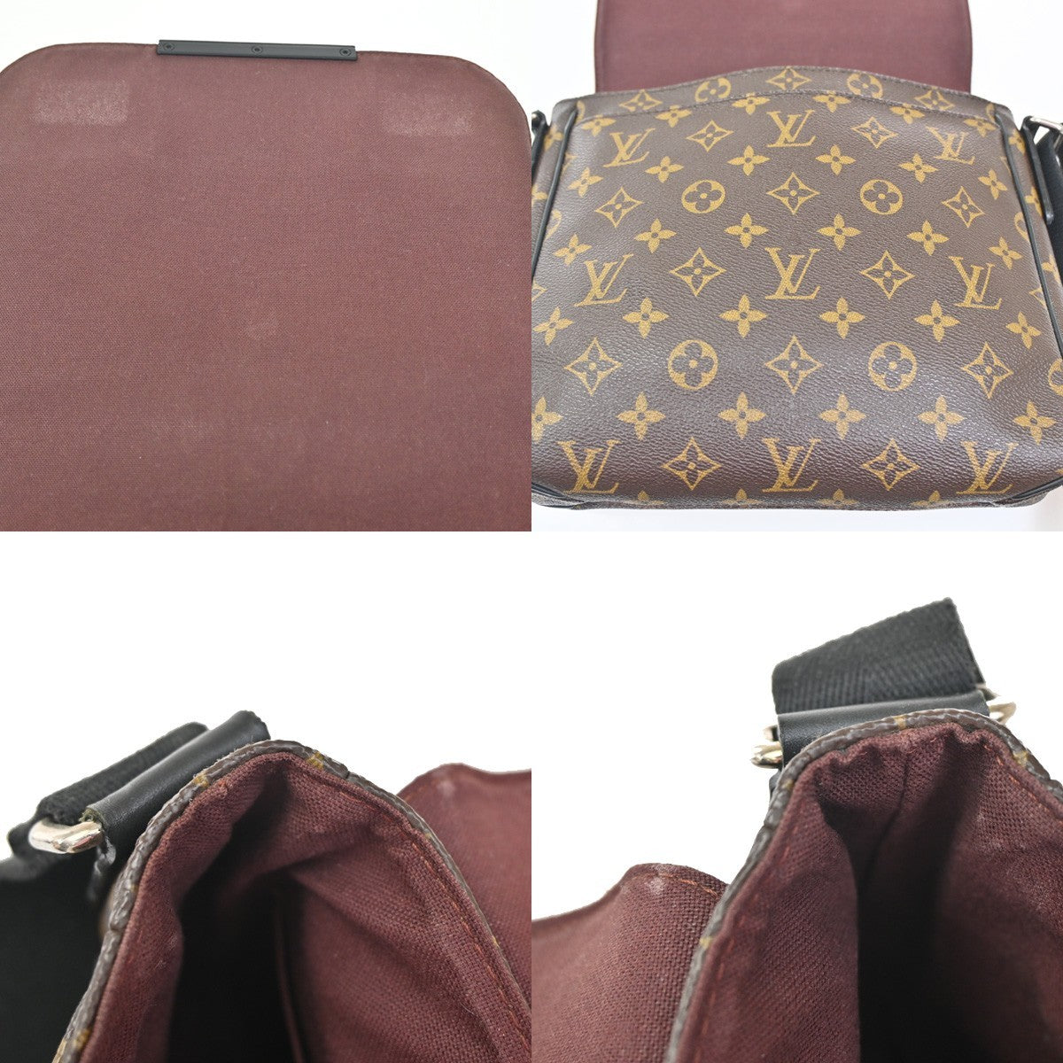 LOUIS VUITTON District PM Messenger Bag Monogram Macassar Brown M40935 10ZA053