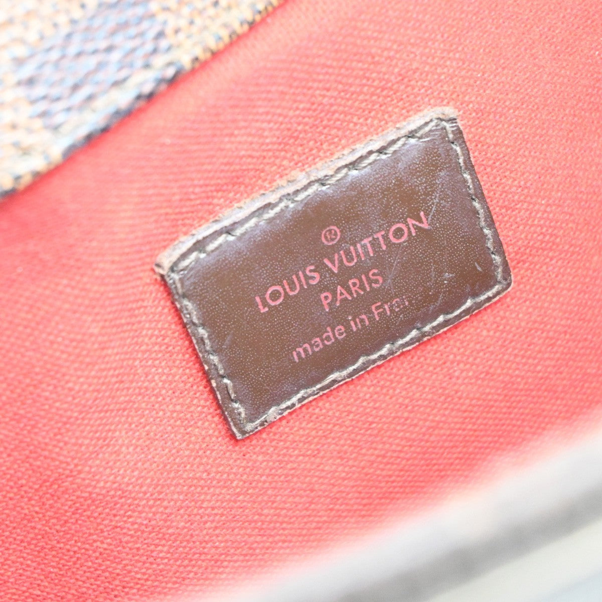 LOUIS VUITTON Bloomsbury GM Shoulder Bag Damier Leather Brown N42250 84PA014