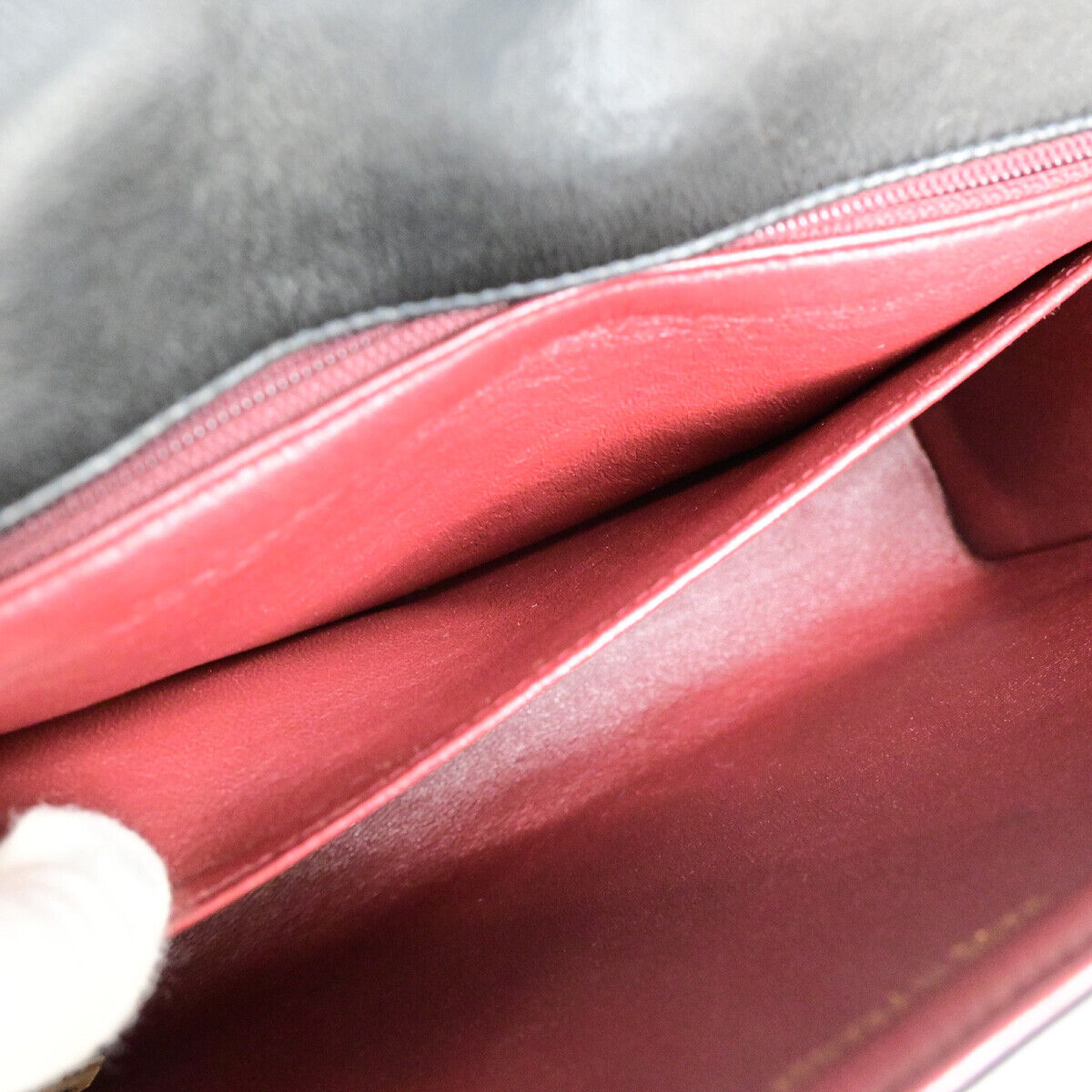 CHANEL CC Logo Matelasse Shoulder Bag Lambskin Leather BK GHW Vintage 321RK697