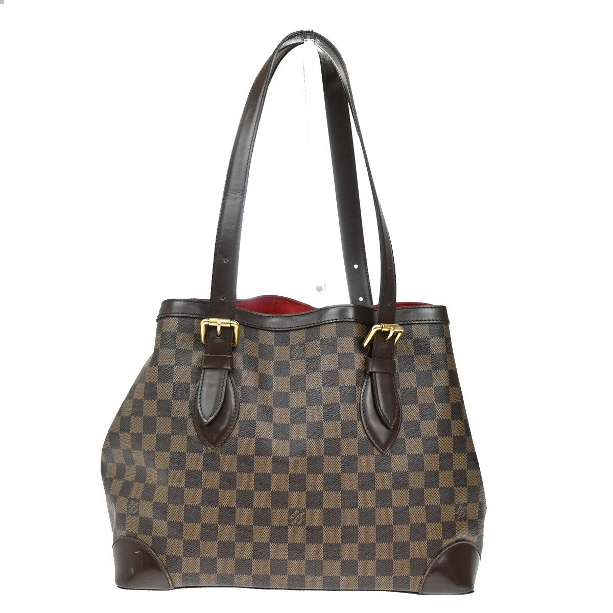 LOUIS VUITLOUIS VUITTON Hampstead MM Shoulder Bag Damier Leather N51204 16KB478