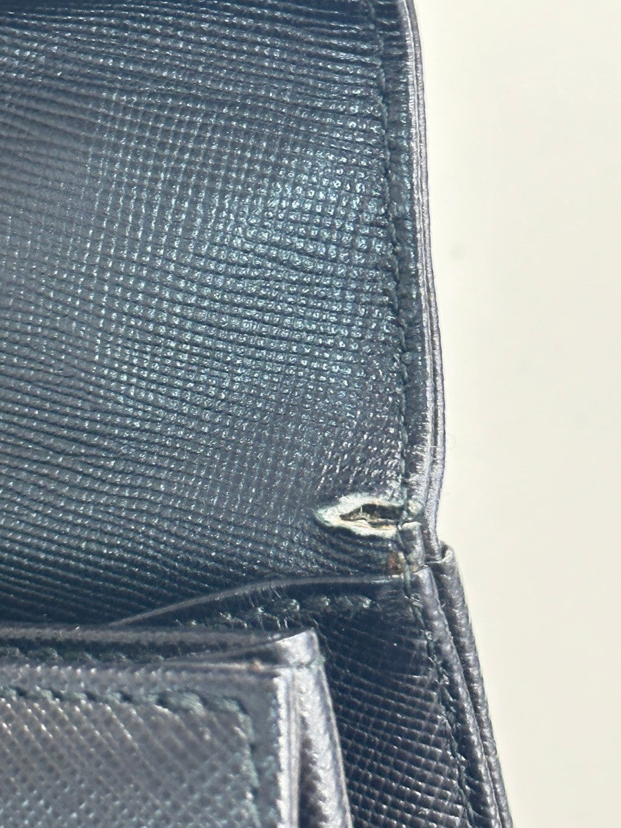 SALVATORE FERRAGAMO Gancini Mini 2Way Shoulder Hand Bag Leather Black 71RL552