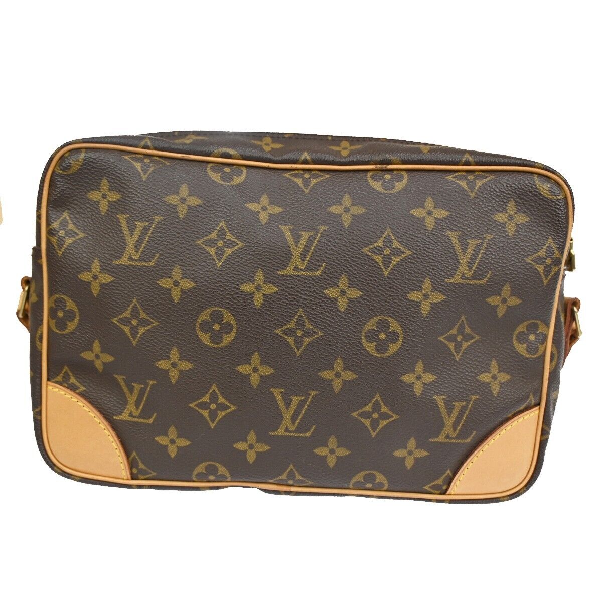 LOUIS VUITTON Trocadero 27 Shoulder Bag Monogram Leather Brown M51274 97SH238