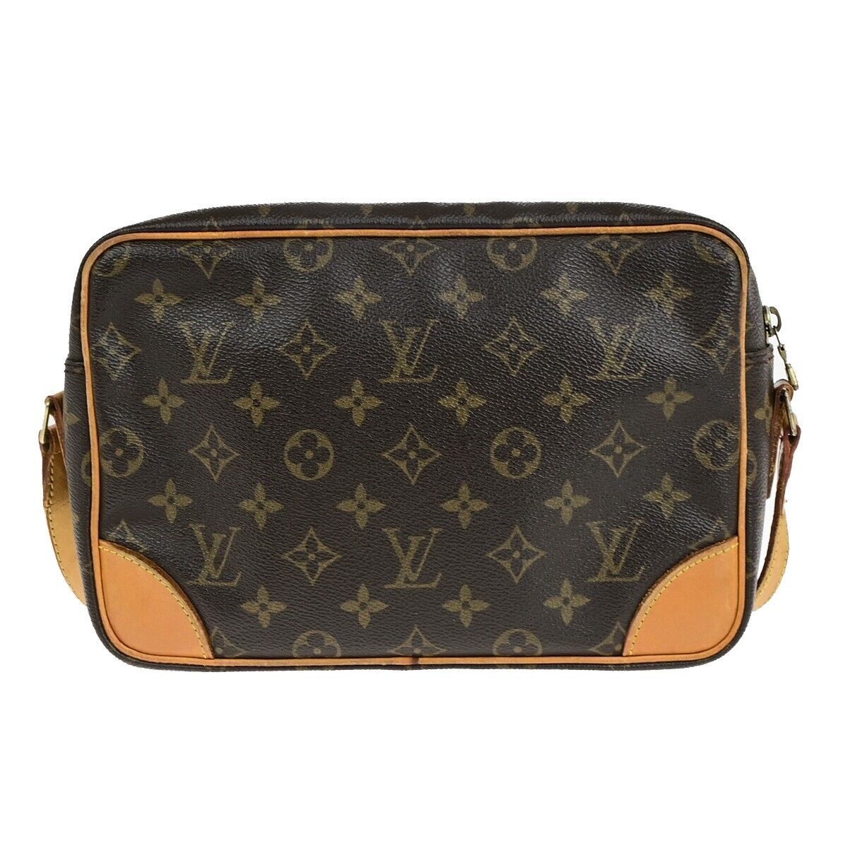 LOUIS VUITTON Trocadero 27 Shoulder Bag Monogram Leather Brown M51274 84EC993