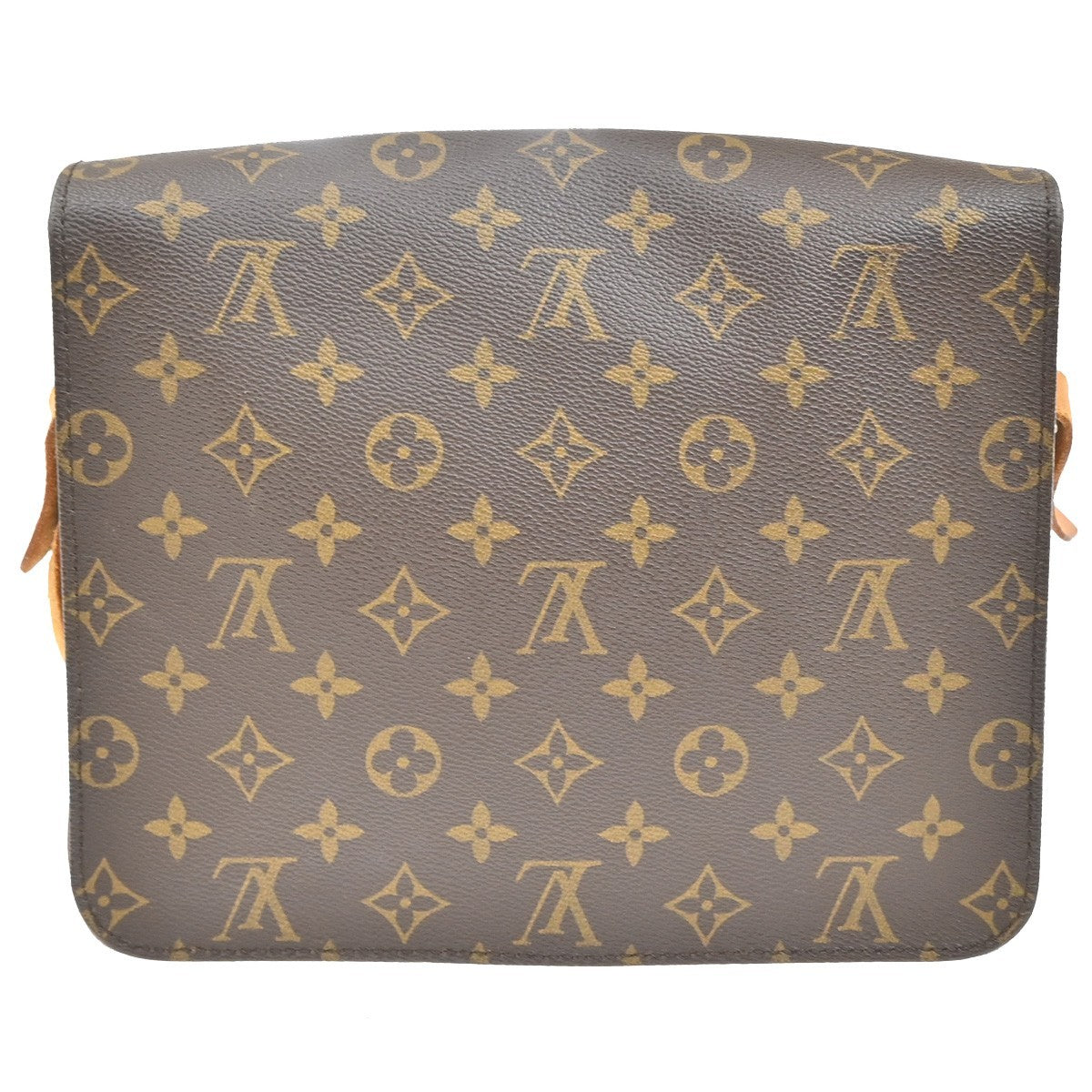 LOUIS VUITTON Cartouchiere GM Shoulder Bag Monogram Leather Brown M51252 32CA089