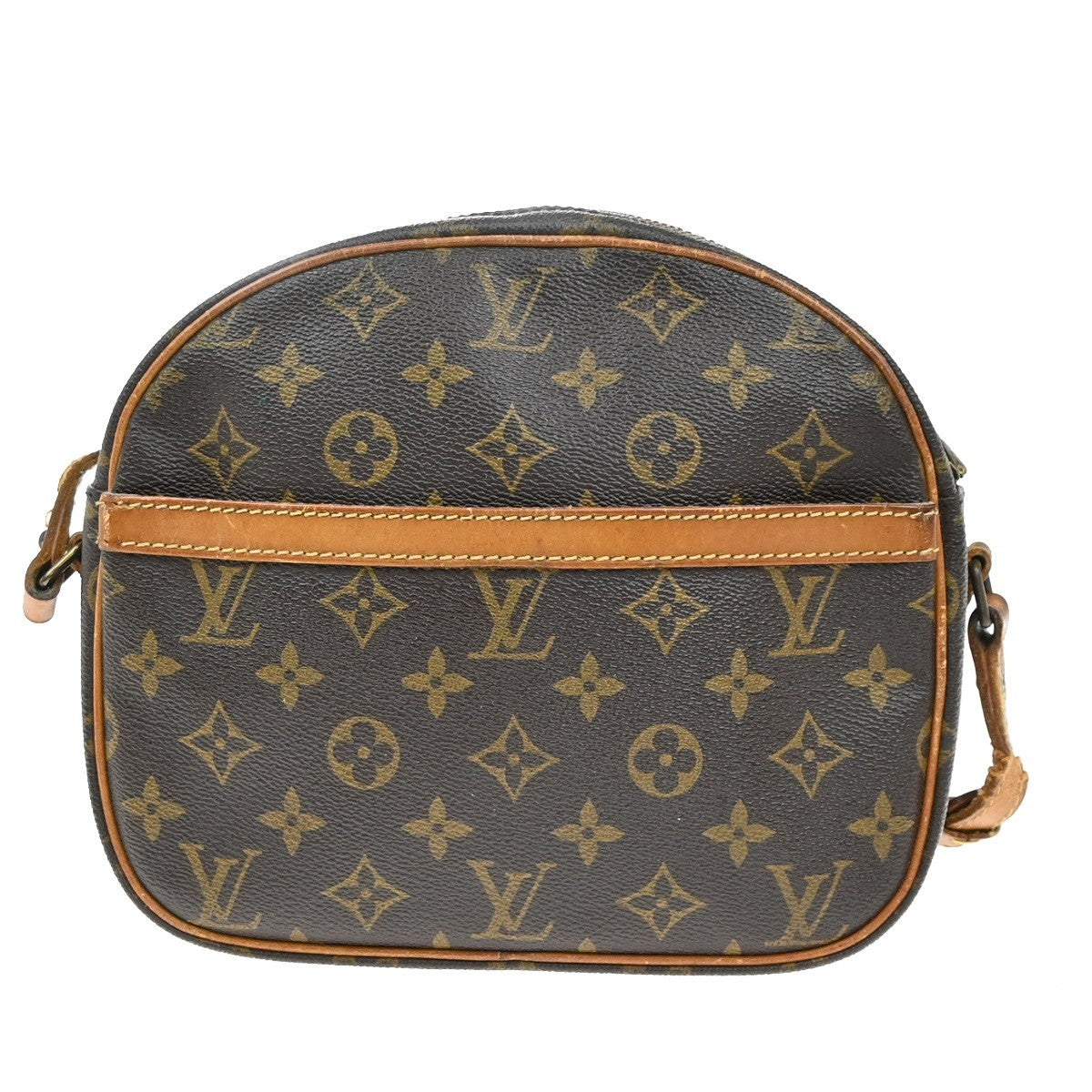 LOUIS VUITTON Senlis Shoulder Bag Monogram Leather Brown France M51222 67EF932