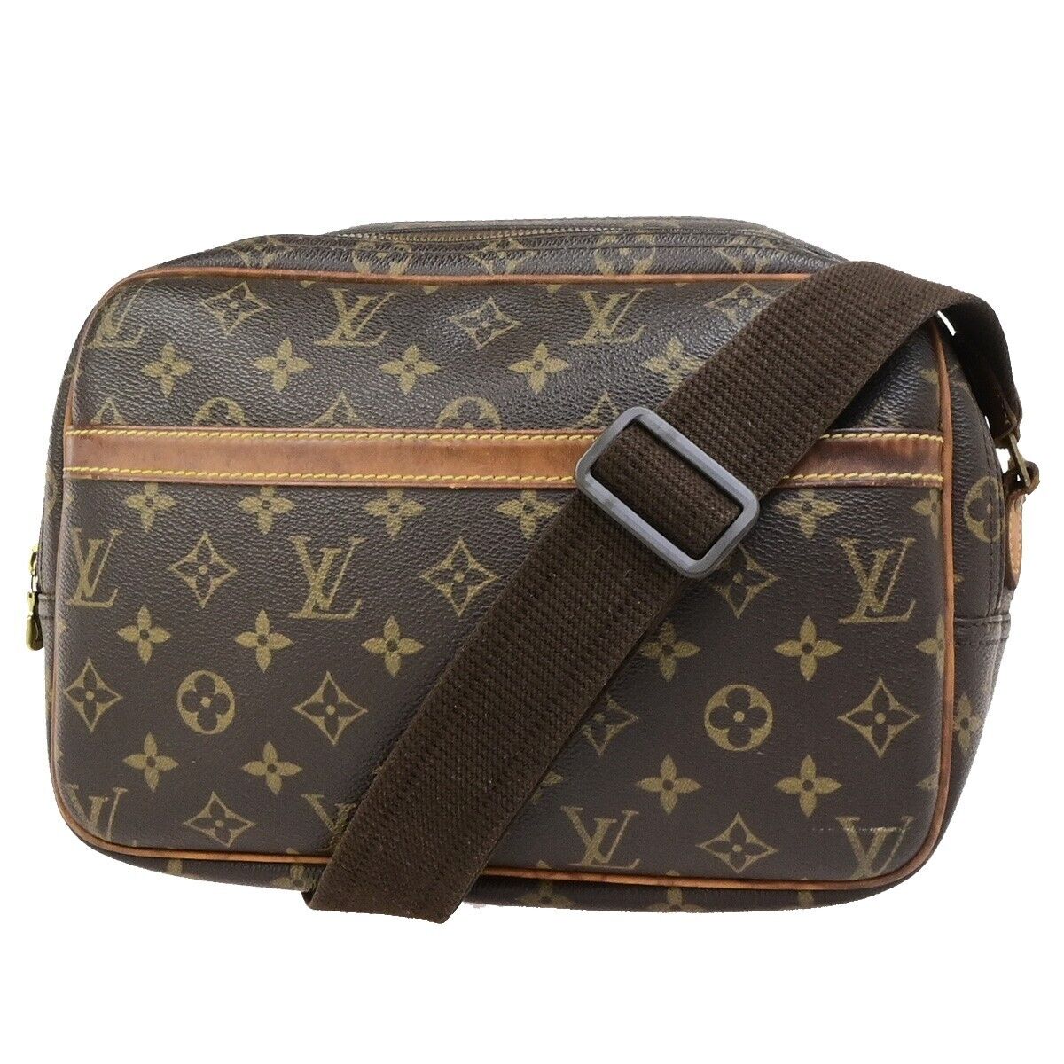 LOUIS VUITTON Reporter PM Crossbody Shoulder Bag Monogram Leather M45254 61ED309