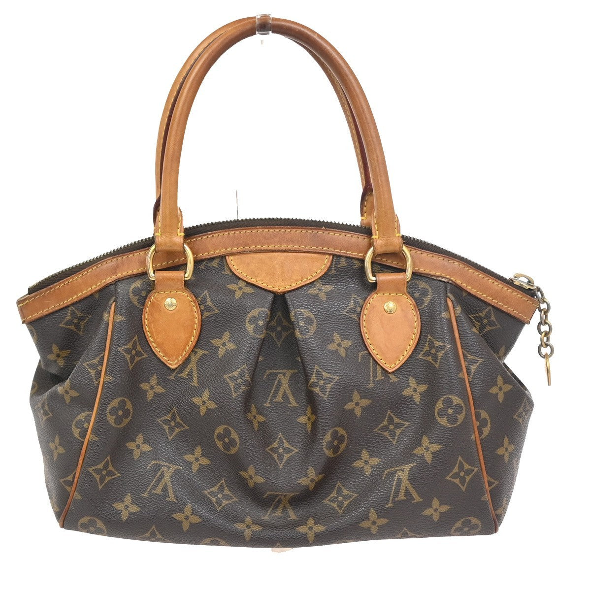 LOUIS VUITTON Tivoli PM Handbag Monogram Leather France Brown M40143 86CA750